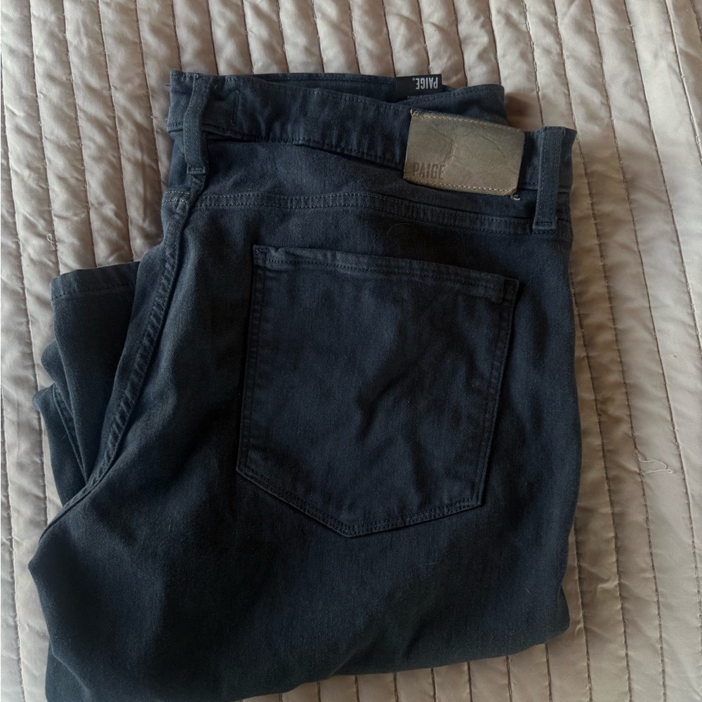 PAIGE Men's Slim Jeans in Dark Navy